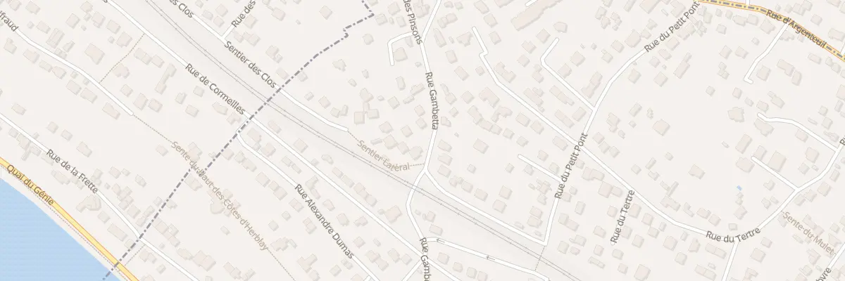 Plan du 37B Rue Gambetta à La Frette-sur-Seine