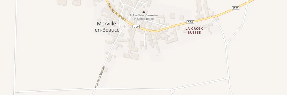 Plan du 6 La Croix Buisée à Morville-en-Beauce