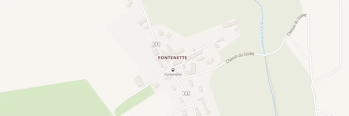 Plan du 1B Rue des Fontaines à Abbéville-la-Rivière