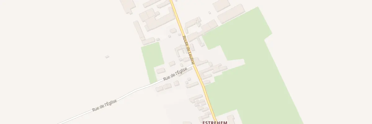 Plan du 2 Rue de l’Eglise à Leulinghem