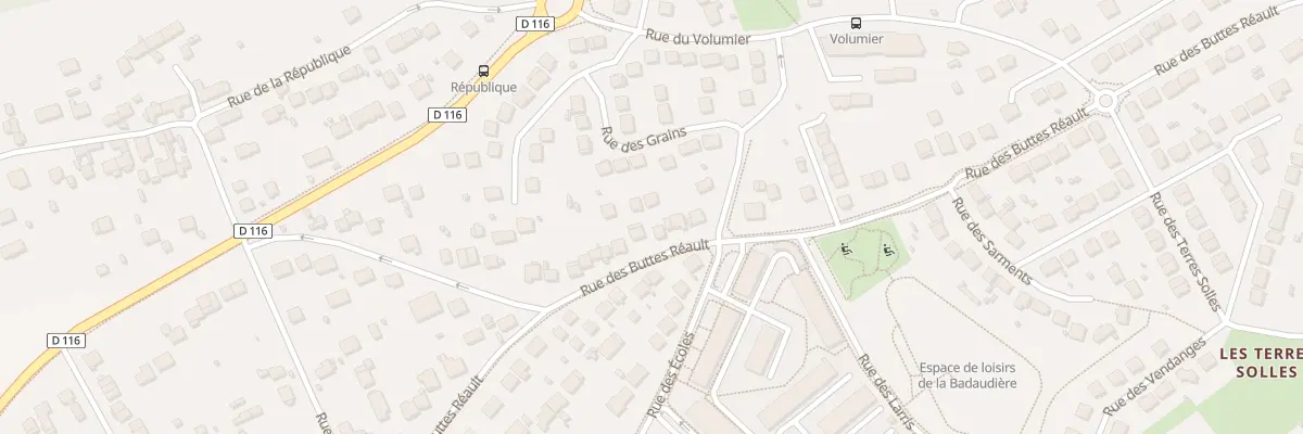 Plan du 210A Rue des Buttes Réault à Breuillet