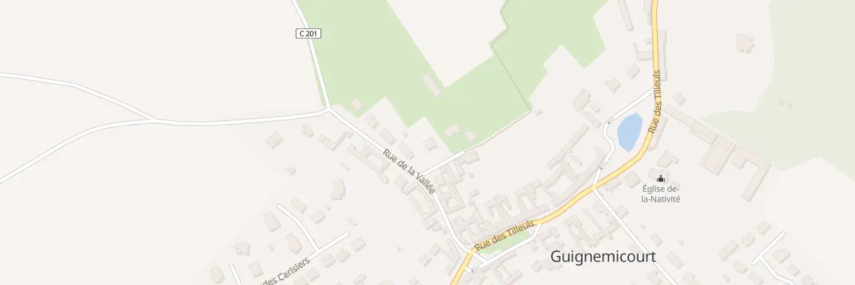 Plan du 5045F Rle du Jeux de Boules à Guignemicourt