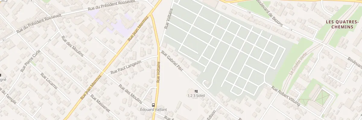 Plan du 3 Rue Gabriel Péri à Sartrouville