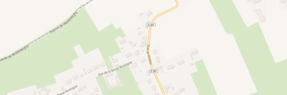 Plan du 1 Rue de la Basse Boulogne à Houlle