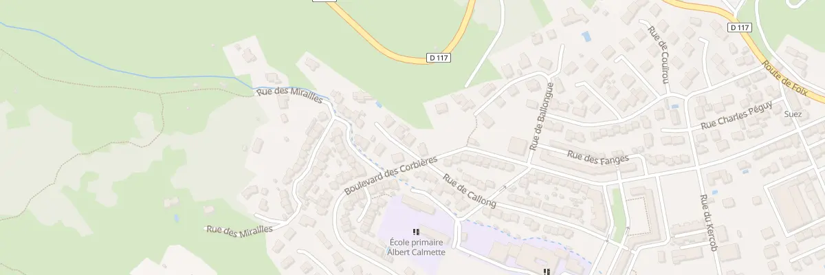 Plan du 4 Imp de Callong à Quillan