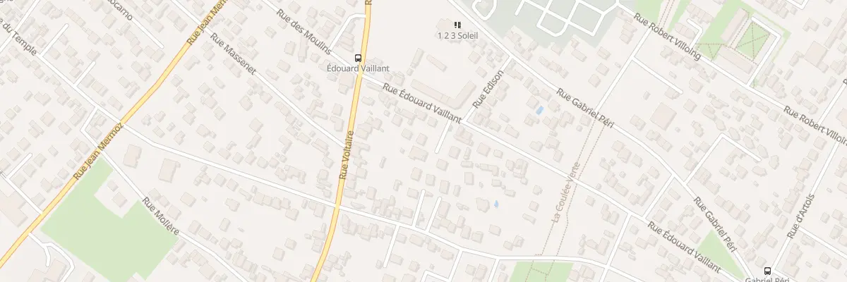 Plan du 8 Rue Edouard Vaillant à Sartrouville