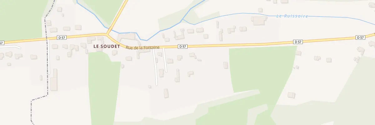 Plan du 797 Rue de la Fontaine à Pernois