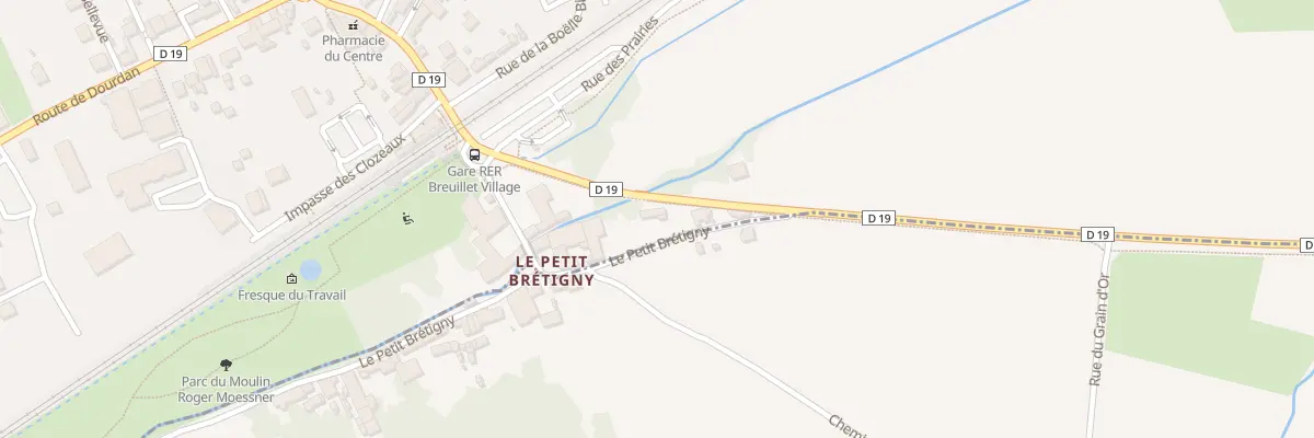Plan du 4 Rte de Boissy à Breuillet
