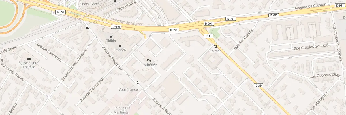 Plan du 59 Av de Colmar à Rueil-Malmaison