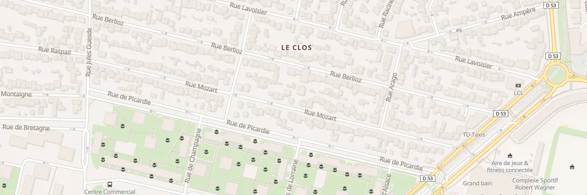 Plan du 48 Rue Mozart à Vélizy-Villacoublay