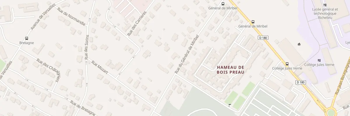 Plan du 44 Rue du Gen de Miribel à Rueil-Malmaison