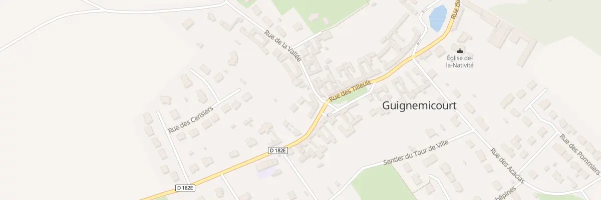 Plan du 4 Rue du Viel Orme à Guignemicourt