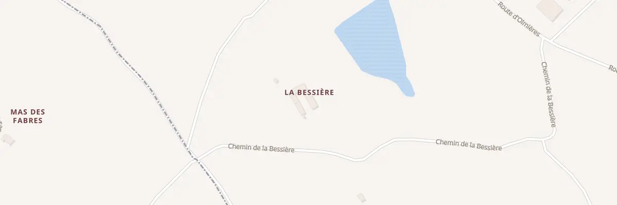 Plan du 5025 La Bessiere à Montpinier