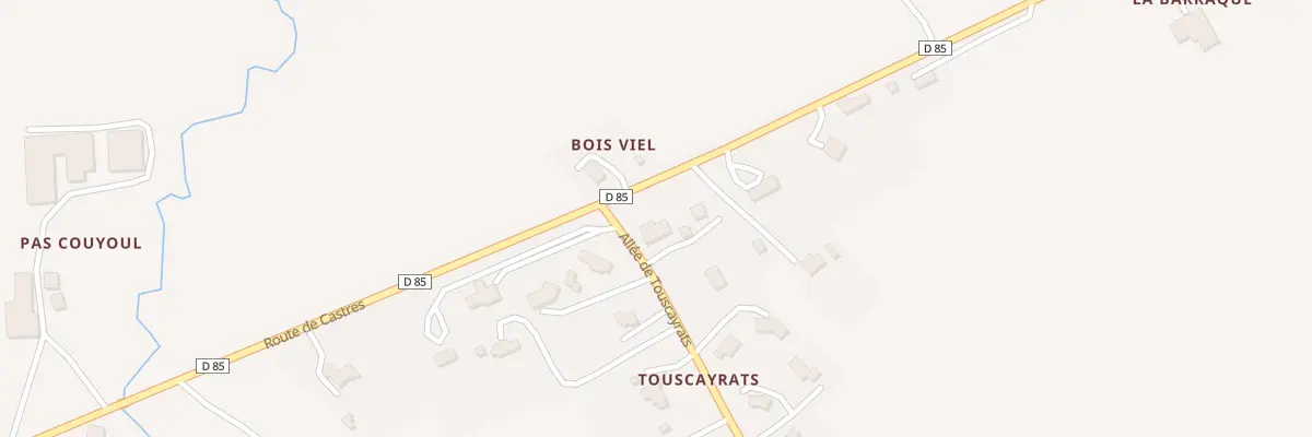 Plan du 339 All de Touscayrats à Verdalle