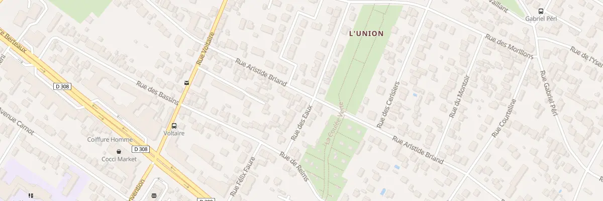 Plan du 28 Rue Aristide Briand à Sartrouville