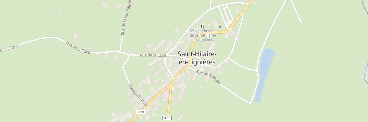 Plan du 20 Rue de Borneis à Saint-Hilaire-en-Lignières
