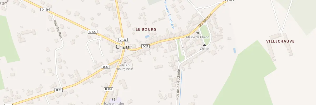 Plan du 12 Grande Rue à Chaon