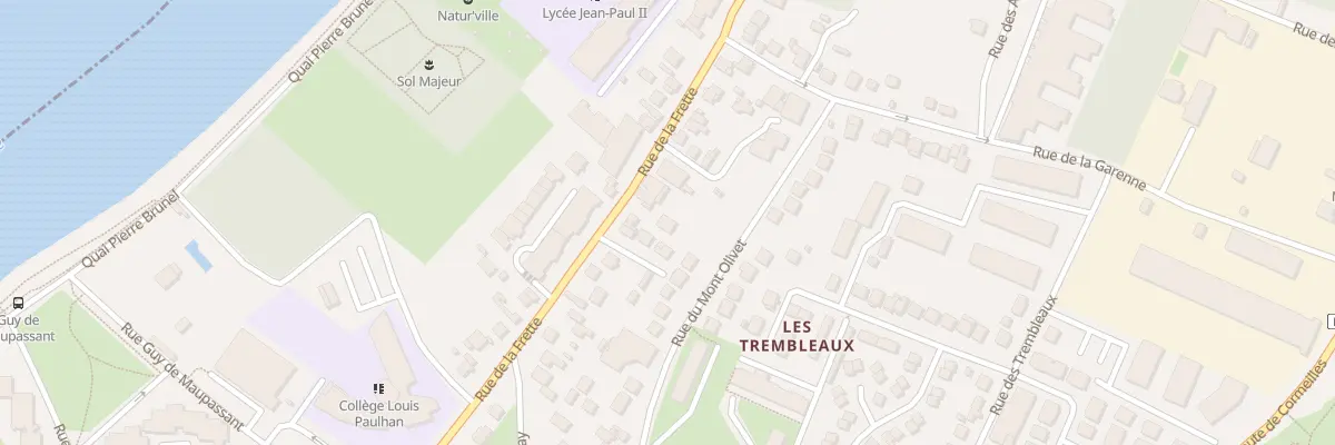 Plan du 58 Rue de la Frette à Sartrouville