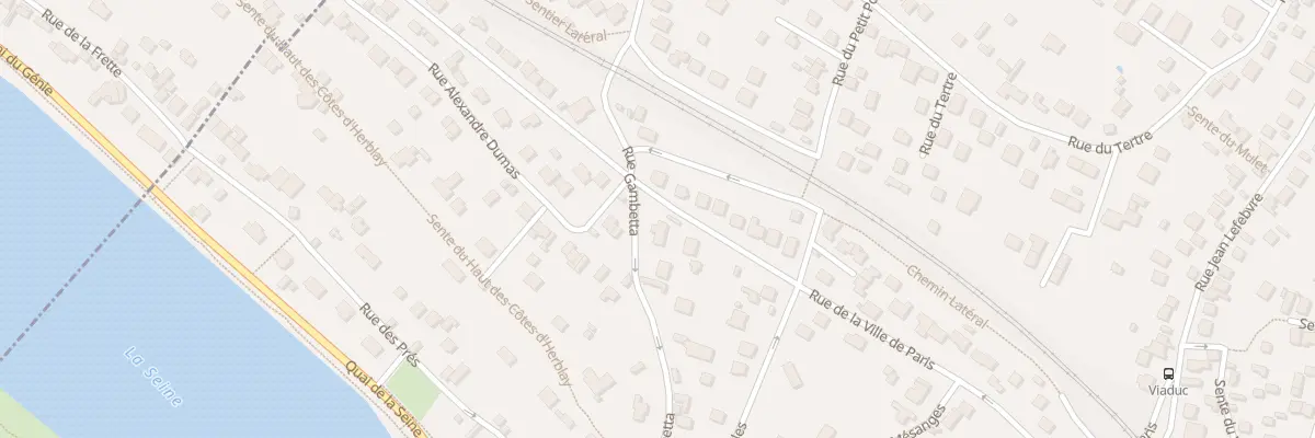 Plan du 30 Rue Gambetta à La Frette-sur-Seine