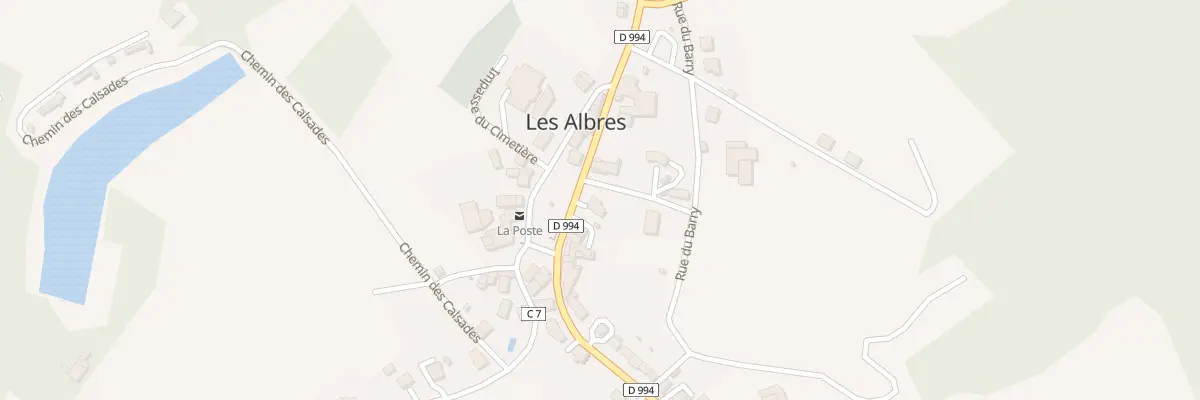 Plan du 5008 Les Albres aux Albres