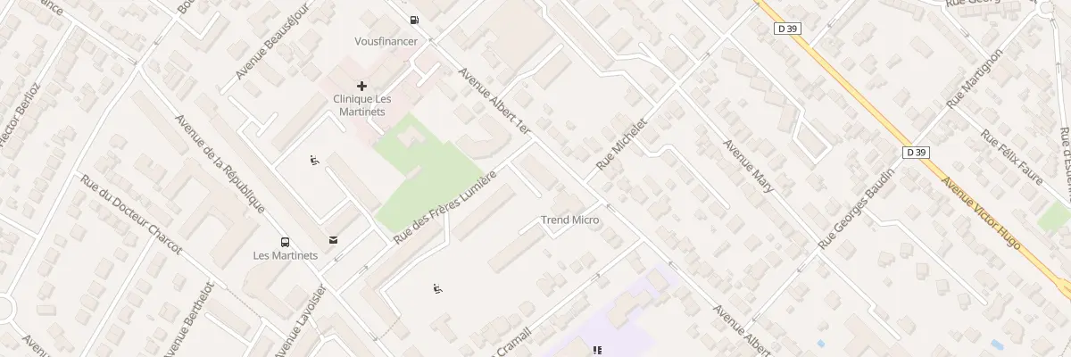 Plan du 85T Av Albert 1er à Rueil-Malmaison