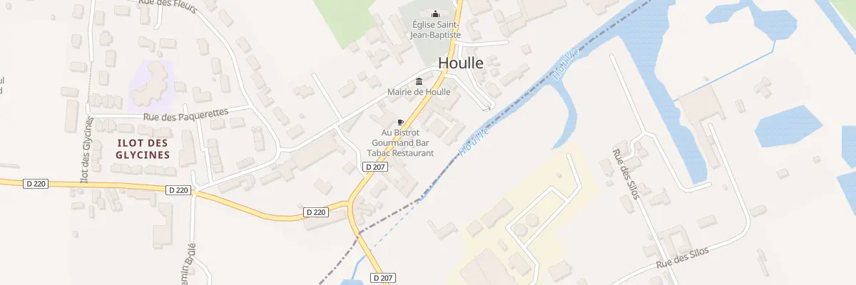 Plan du 15 Rte de Watten à Houlle