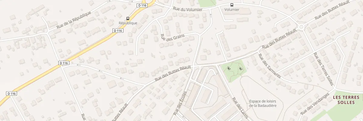Plan du 208B Rue des Buttes Réault à Breuillet