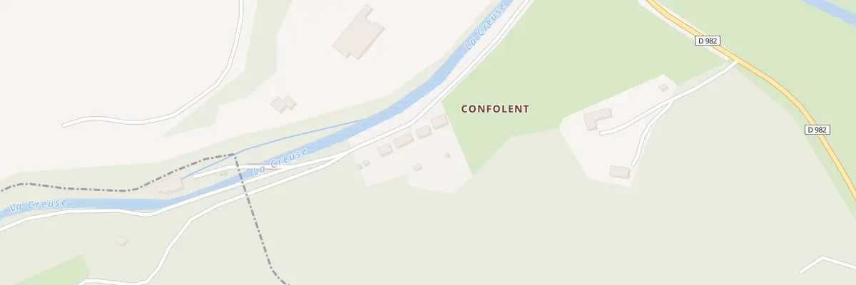 Plan du 6 Confolens à Moutier-Rozeille