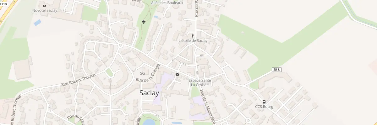 Plan du 7 Pl Jules Ferry à Saclay