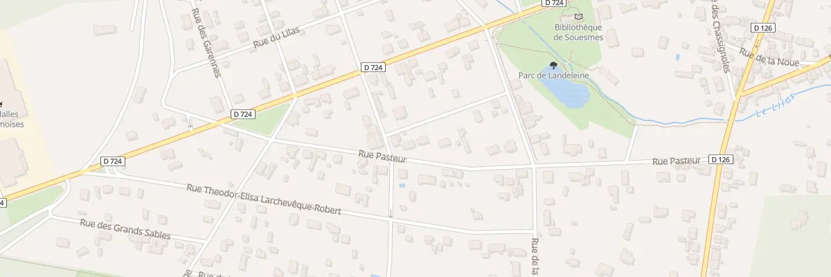 Plan du 16 Rue Pasteur à Souesmes
