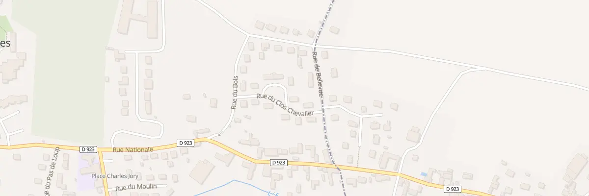 Plan du 5 Rue du Clos Chevalier à Esches
