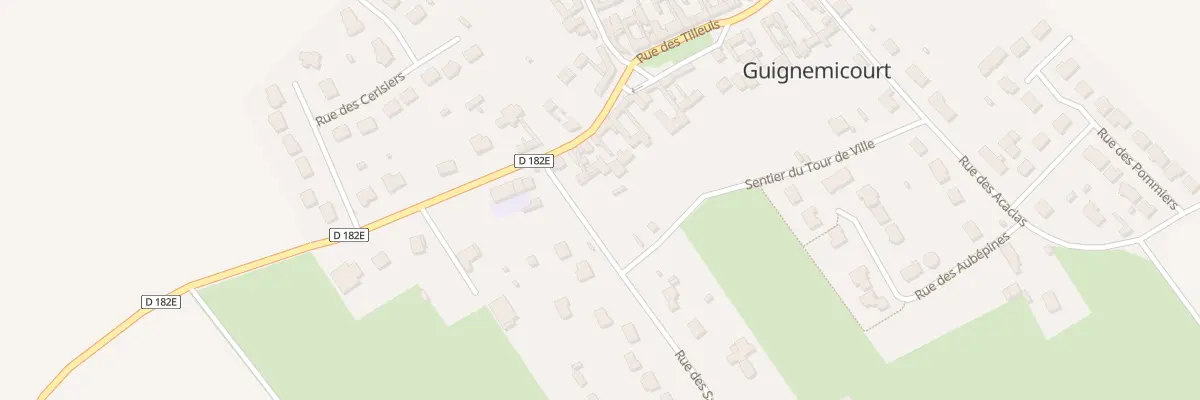 Plan du 11 Rue du Viel Orme à Guignemicourt