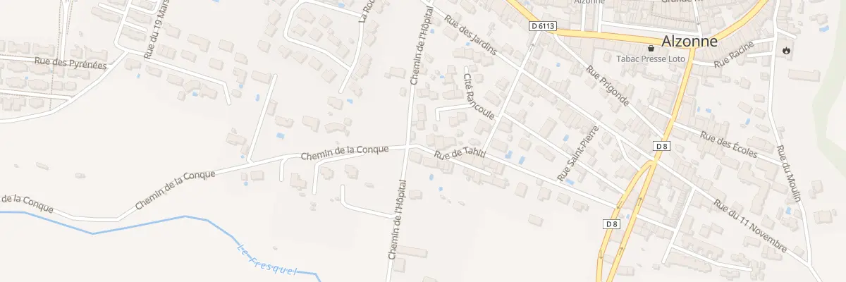 Plan du 5 Cite Rancoule à Alzonne