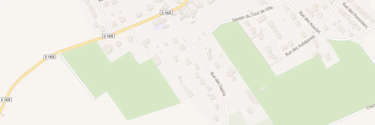 Plan du 14 Rue des Sapins à Guignemicourt