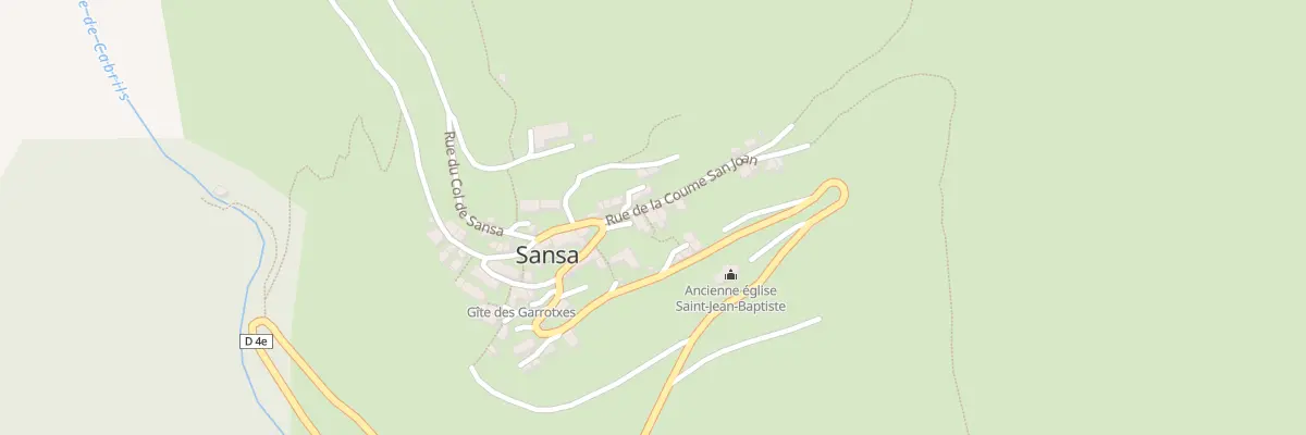 Plan du 2 Rue de la Coma Sant Joan à Sansa