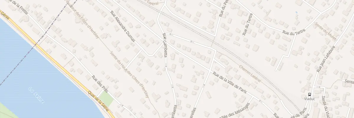 Plan du 28 Rue Gambetta à La Frette-sur-Seine