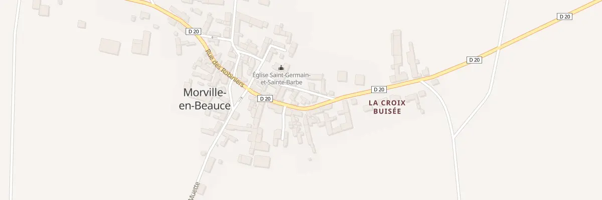 Plan du 9 La Croix Buisée à Morville-en-Beauce