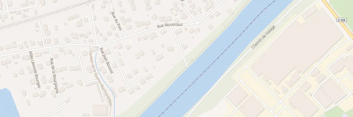 Plan du 1 Che du Bateau Lavoir à Auvers-sur-Oise