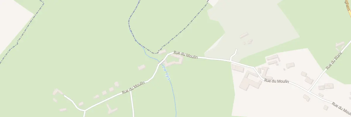Plan du 23 Rue du Moulin à Hézecques