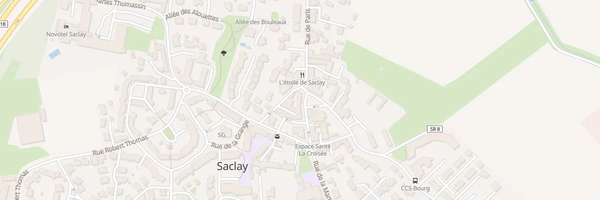 Plan du 9 Rue de Paris à Saclay