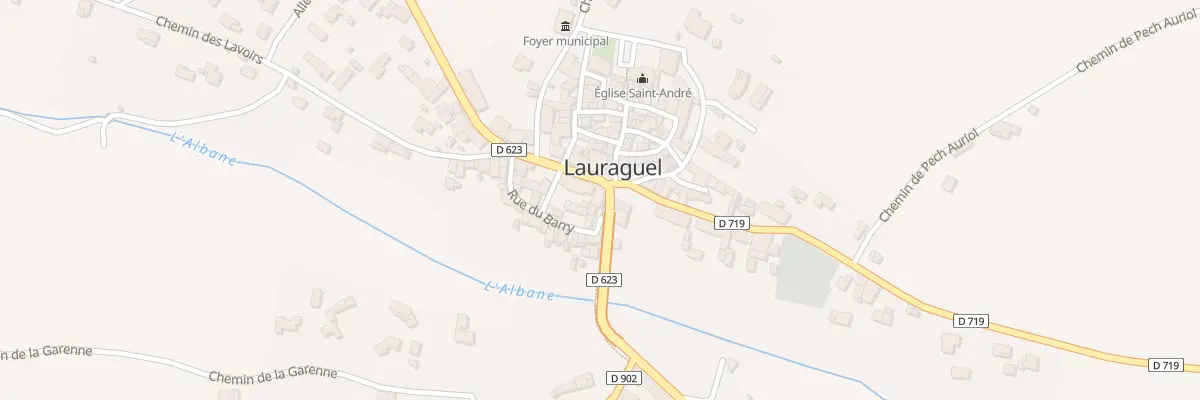 Plan du 113 Le Village à Lauraguel