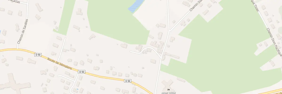 Plan du 8 Vc Hameau de Lagueraudarie à Saïx