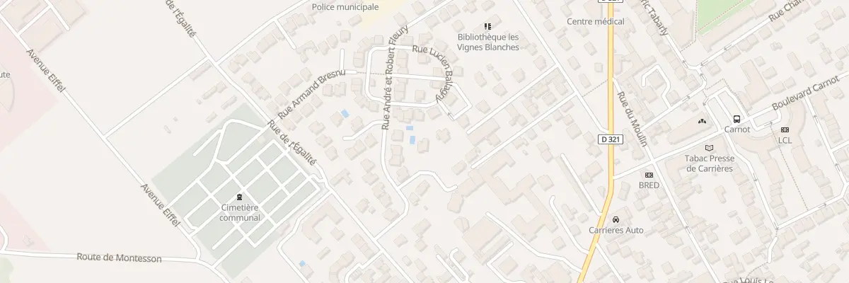 Plan du 9 Rue Jules Paureau à Carrières-sur-Seine