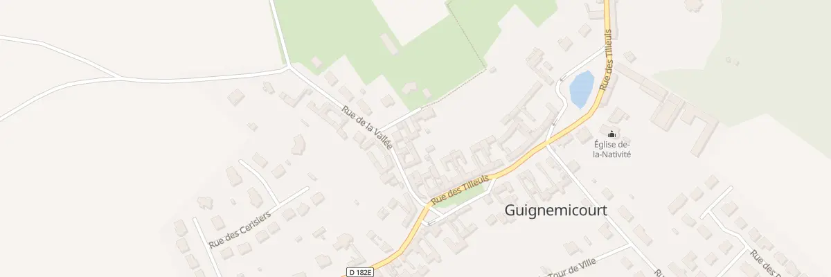 Plan du 2 Rle du Jeux de Boules à Guignemicourt