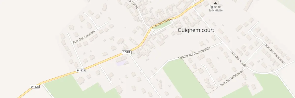 Plan du 5 Rue du Viel Orme à Guignemicourt