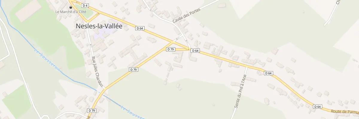 Plan du 6 Pl du Château à Nesles-la-Vallée