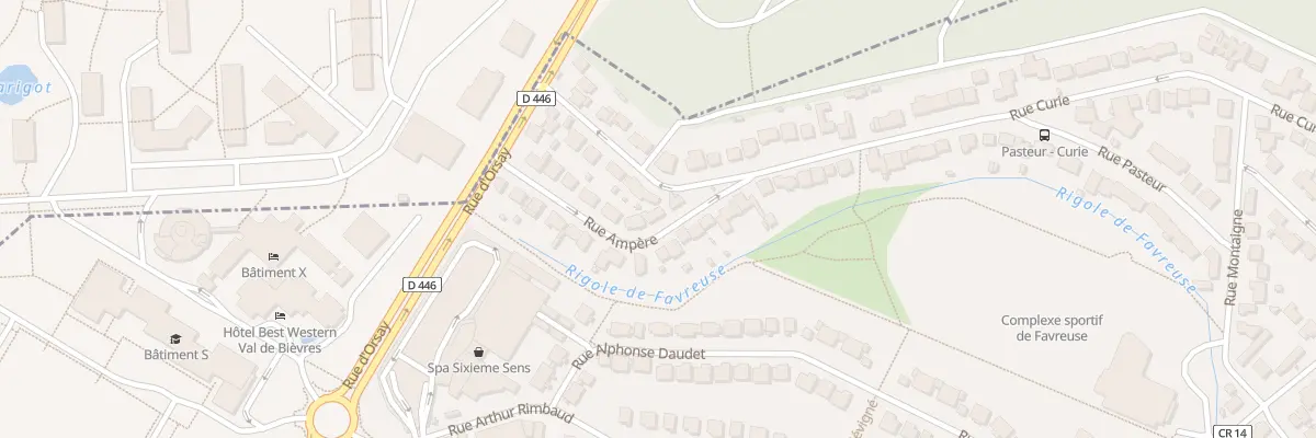 Plan du 11 Rue Ampère à Saclay