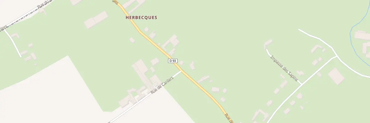 Plan du 74 Rue de Fruges à Verchin
