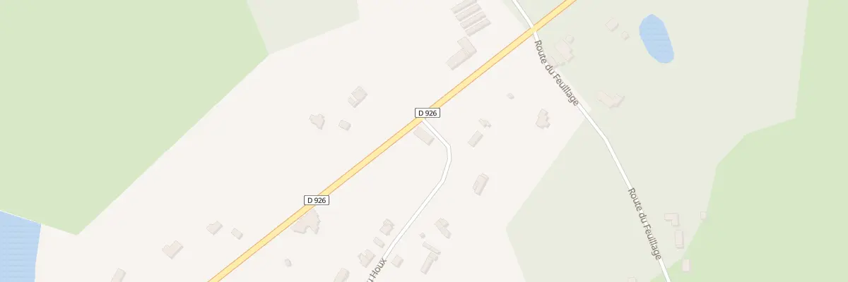 Plan du 5 Rte de le Loeuf du Houx à Vouzeron