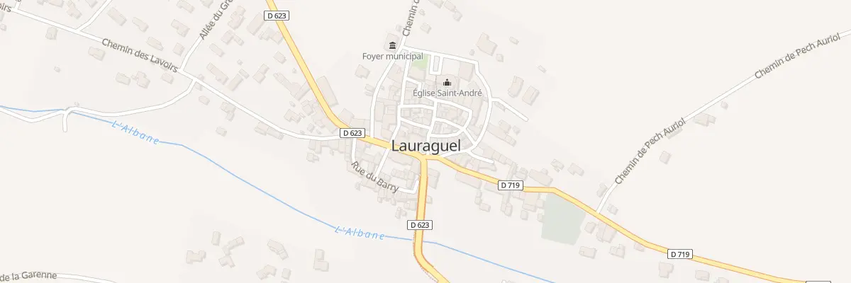 Plan du 35 Le Village à Lauraguel